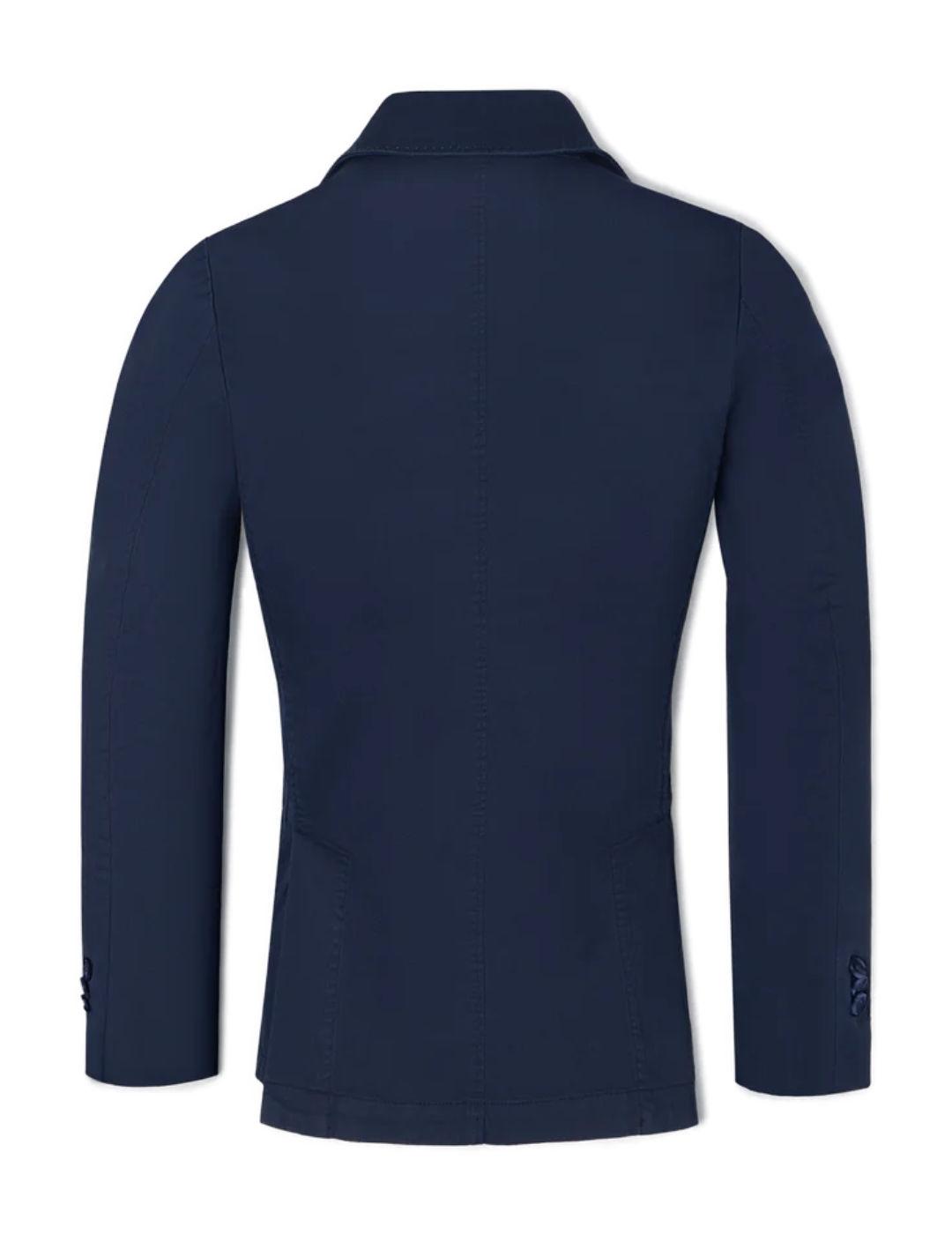 Americana Silbon Casual azul marino cierre recto de hombre