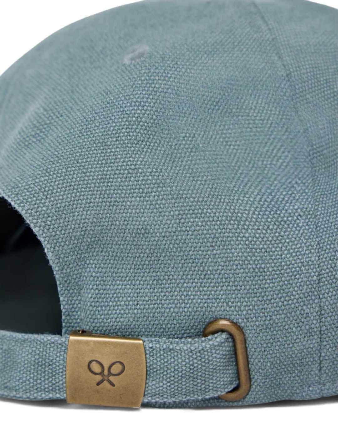 Gorra Silbon Desgastada verde agua logo bordado para hombre