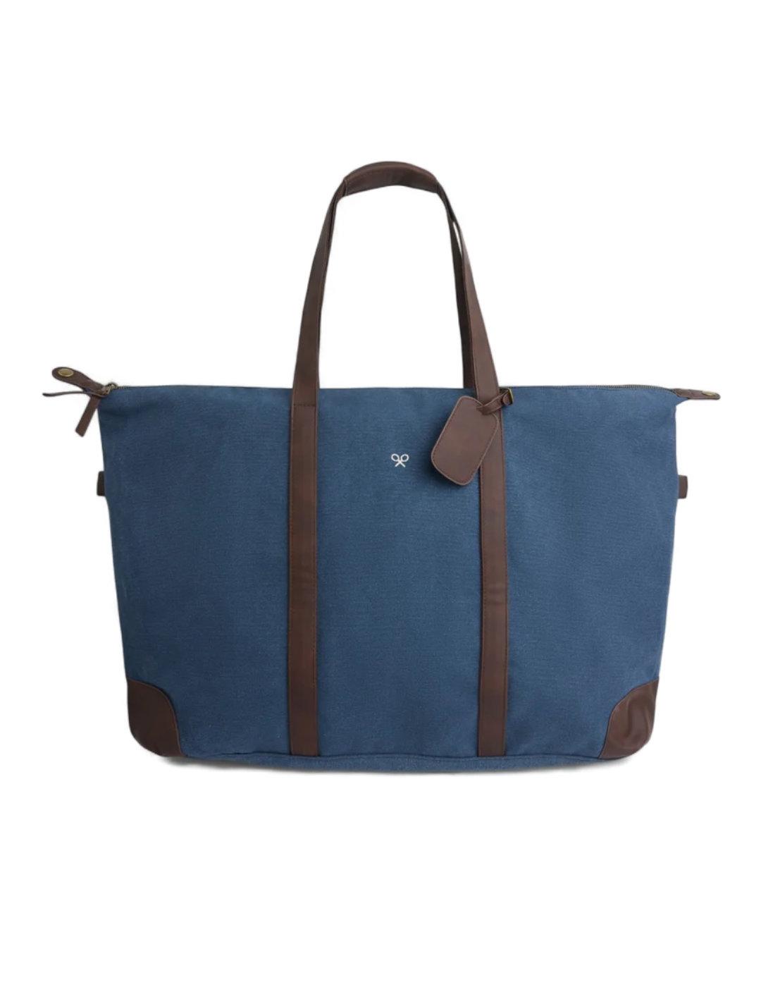 Bolsa Silbon de viaje sport raqueta azul y marrón de hombre