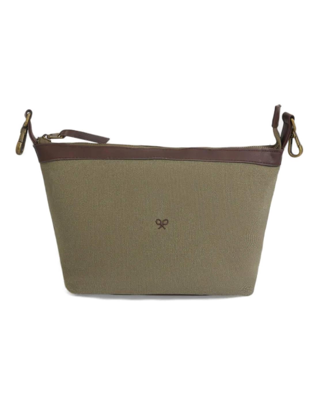 Neceser Silbon sport verde con cremallera para hombre