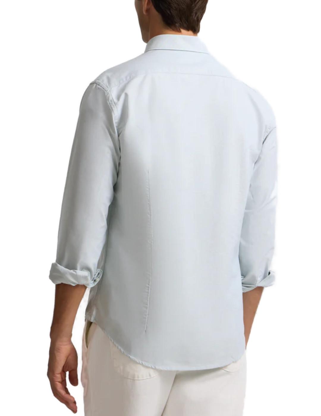 Camisa Silbon oxford raqueta verde clarito para hombre