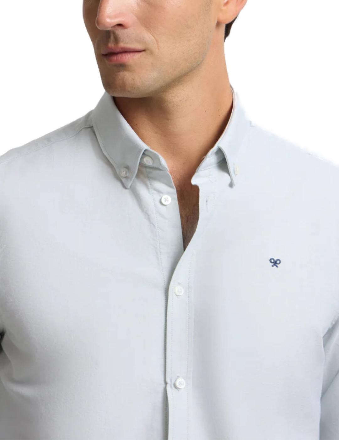 Camisa Silbon oxford raqueta verde clarito para hombre