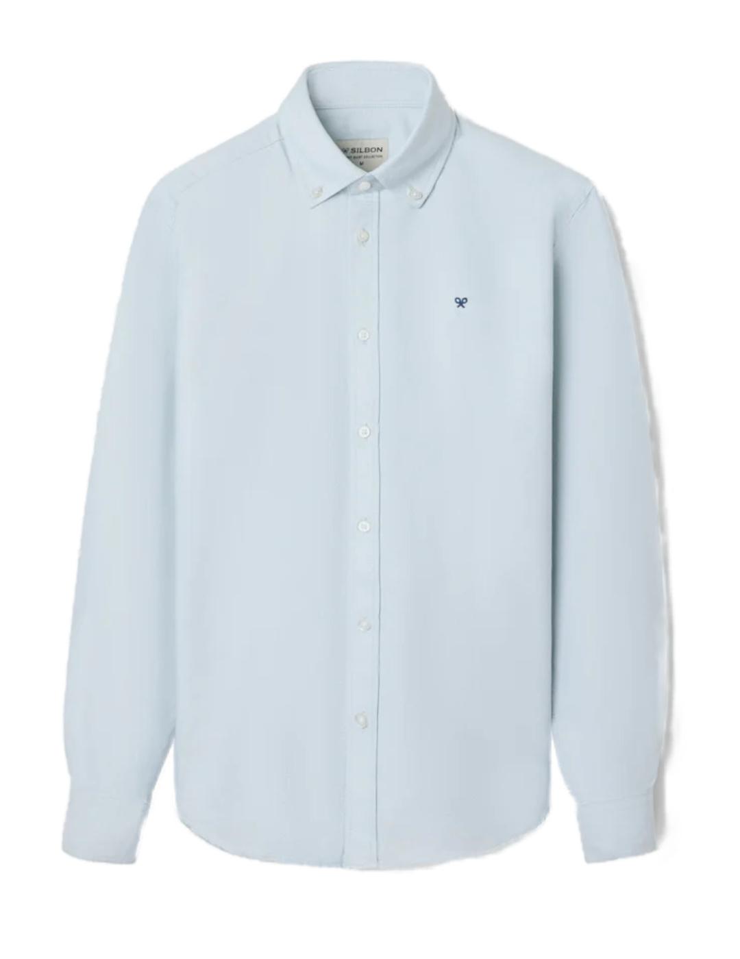Camisa Silbon oxford raqueta verde clarito para hombre