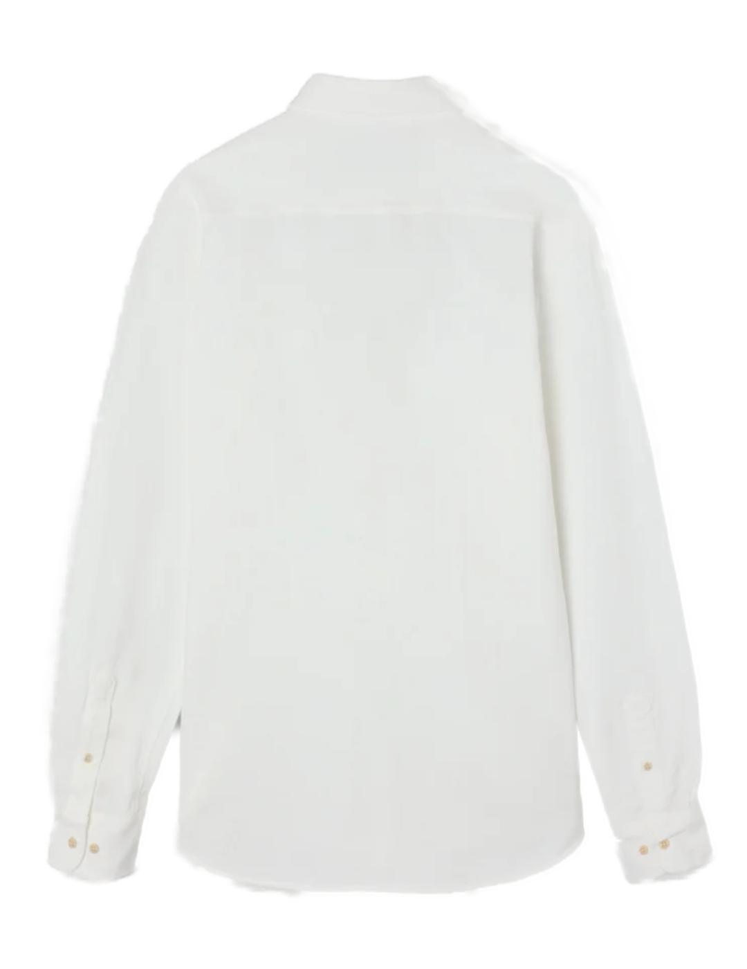 Camisa Silbon sport micropique blanca Regular fit de hombre