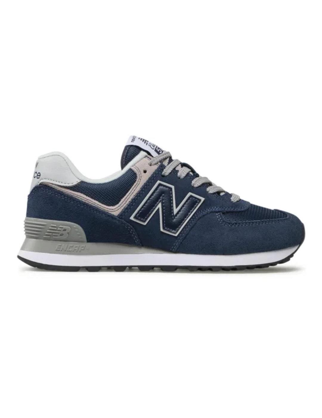 Zapatillas New Balance ML574EVN marino y gris para hombre
