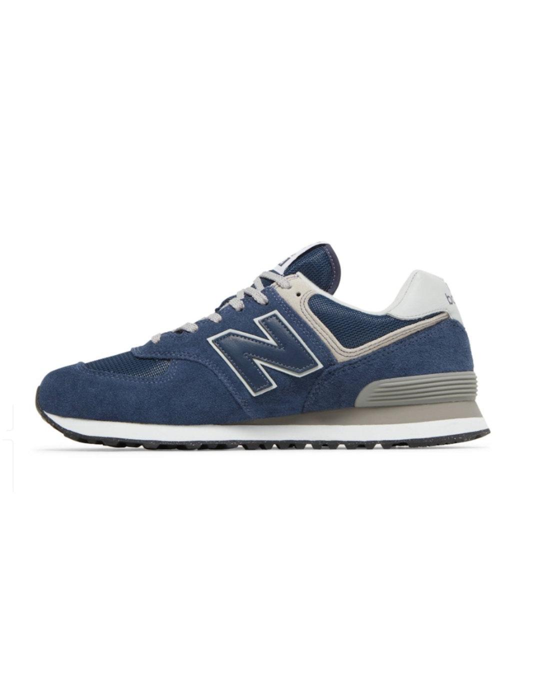 Zapatillas New Balance ML574EVN marino y gris para hombre
