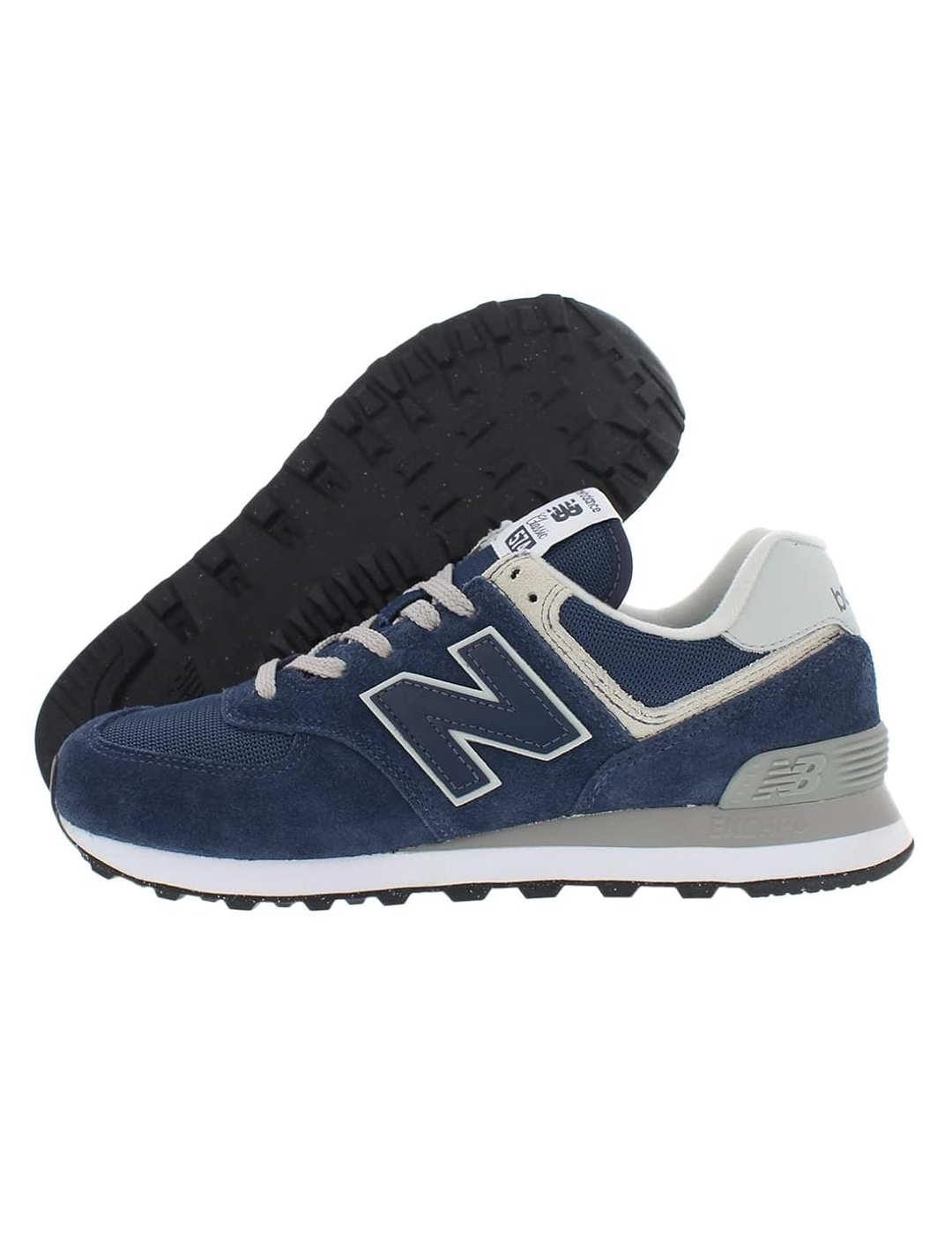 Zapatillas New Balance ML574EVN marino y gris para hombre