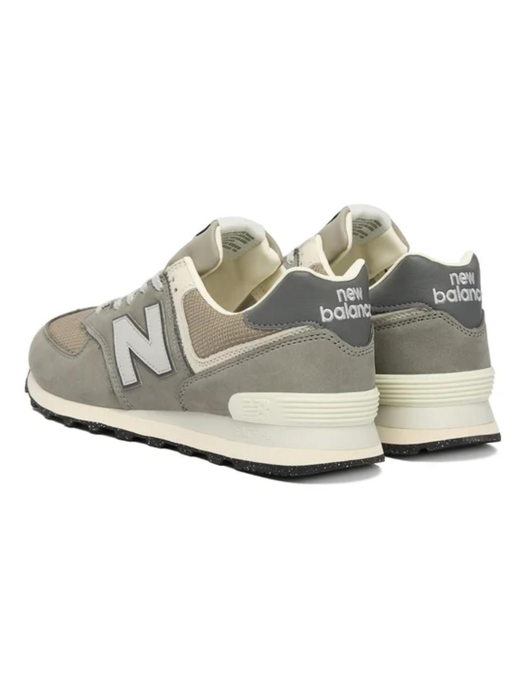 Zapatillas New Balance U574SNV gris serraje para hombre