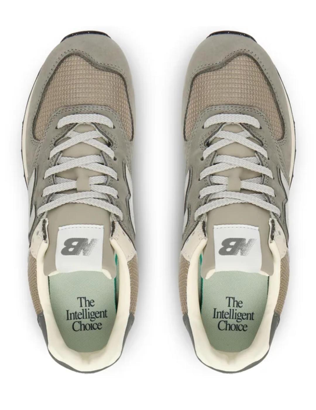 Zapatillas New Balance U574SNV gris serraje para hombre