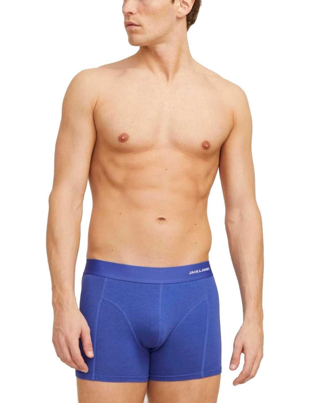 Íntimo boxer Jack&Jones pack3 azul y verde para hombre