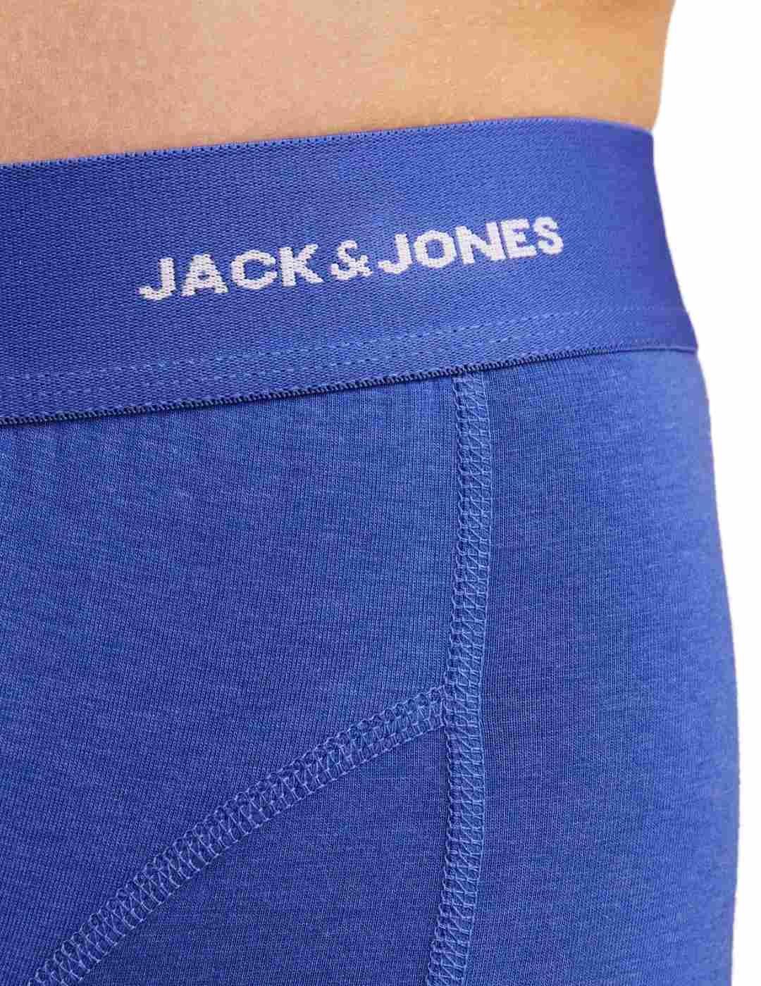 Íntimo boxer Jack&Jones pack3 azul y verde para hombre