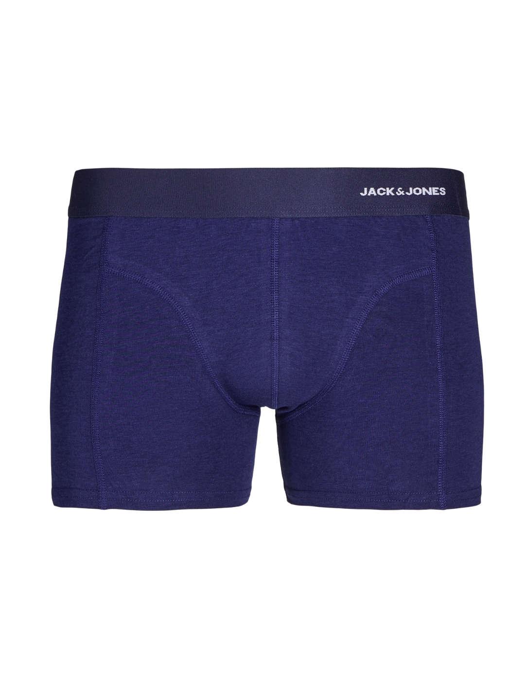 Íntimo boxer Jack&Jones pack3 azul y verde para hombre