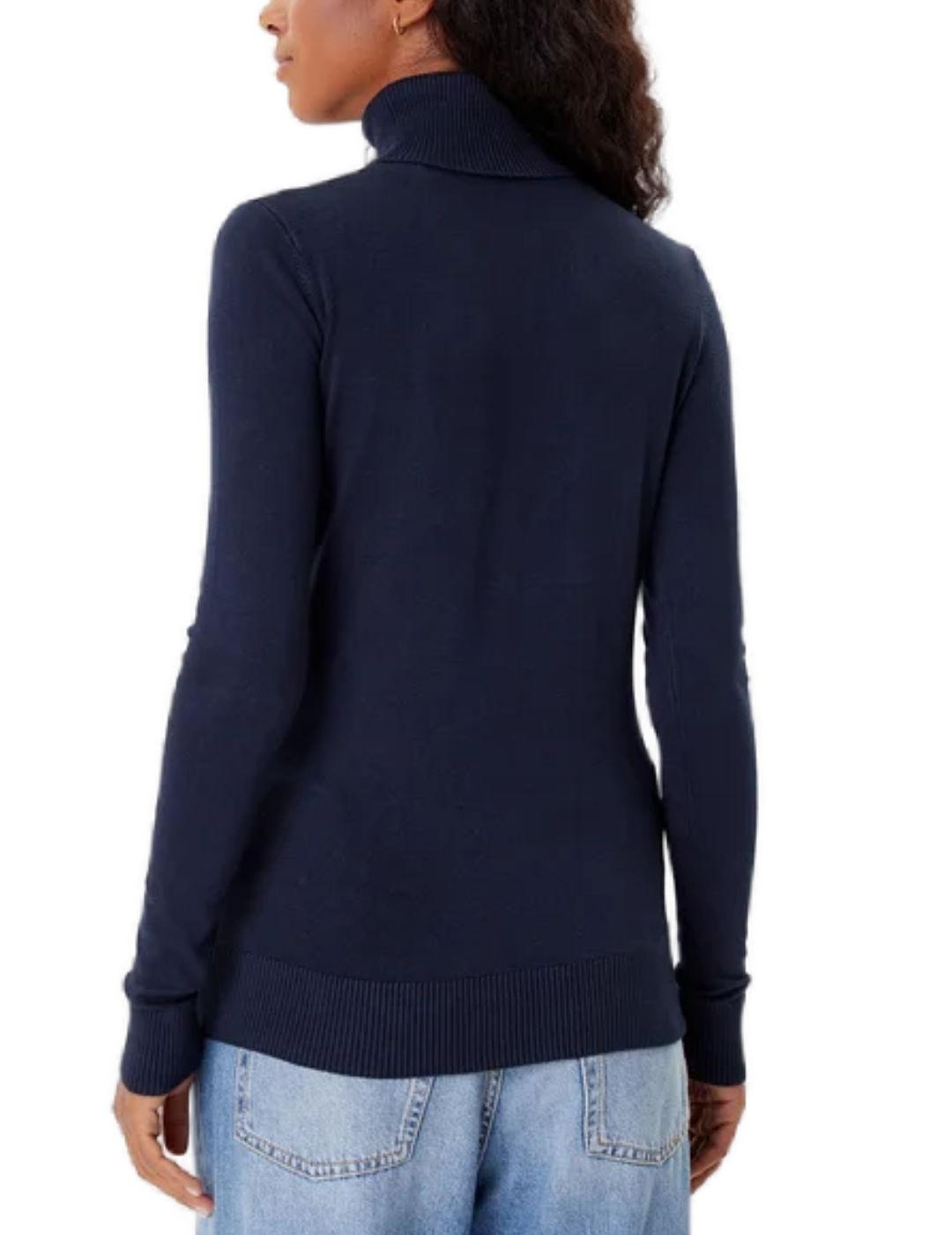 Jersey Guess Melanie marino cuello alto brillos para mujer