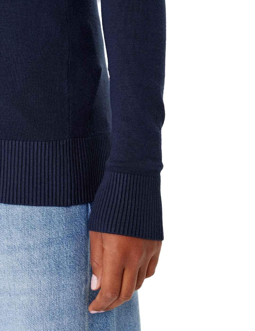 Jersey Guess Melanie marino cuello alto brillos para mujer