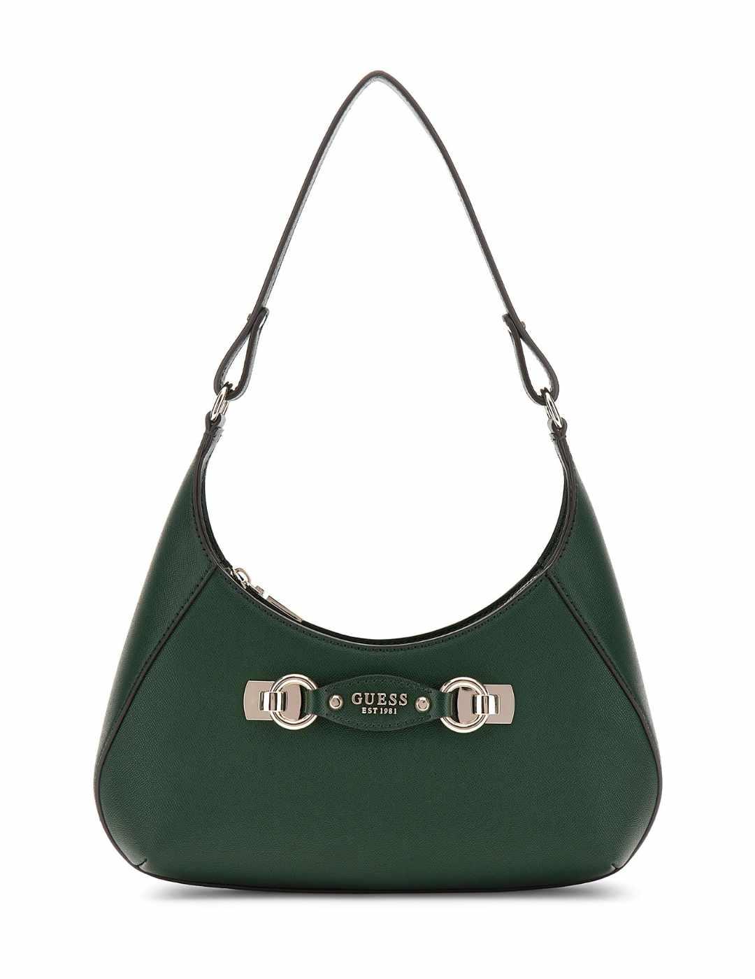 Bolso Guess Mimina verde oscuro bandolera para mujer