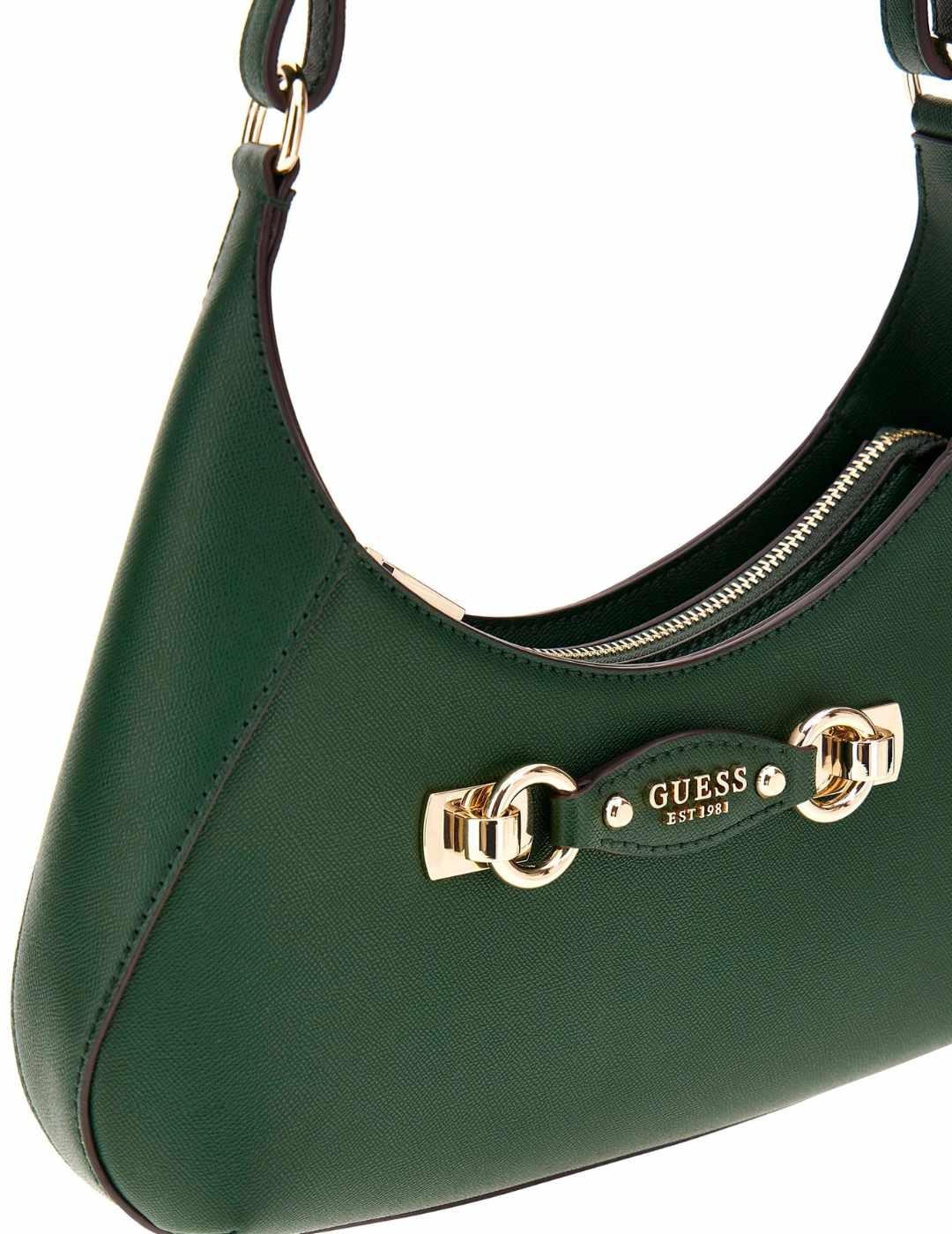 Bolso Guess Mimina verde oscuro bandolera para mujer