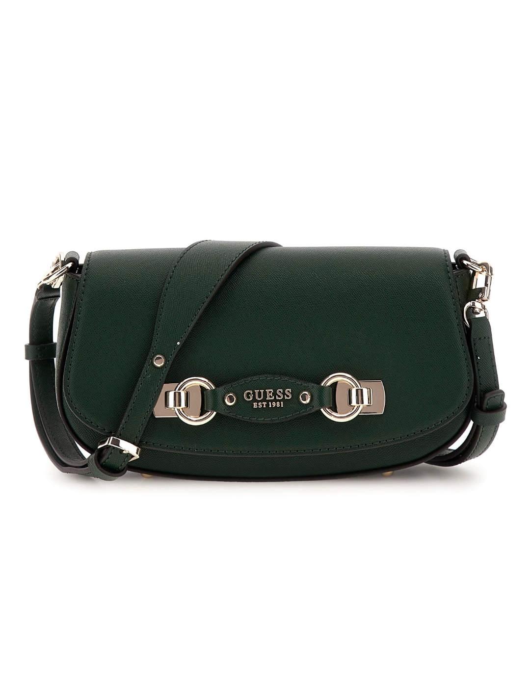 Bolso Guess Mimina bandolera verde oscuro para mujer
