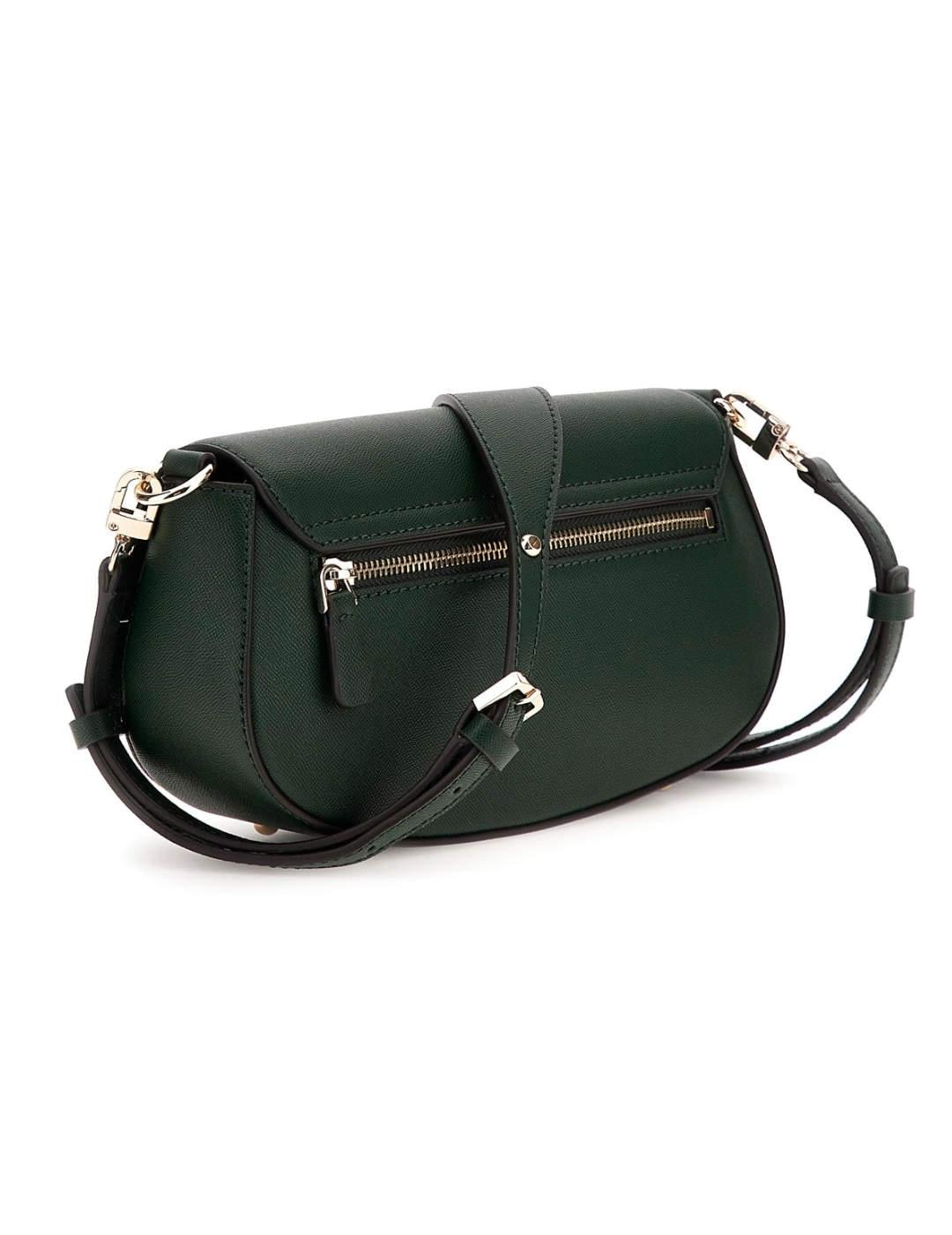 Bolso Guess Mimina bandolera verde oscuro para mujer