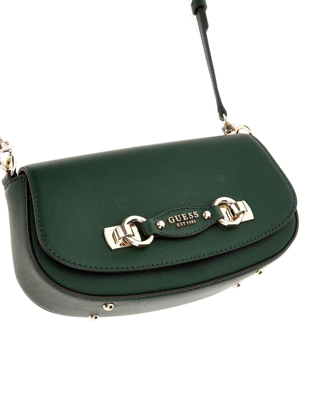 Bolso Guess Mimina bandolera verde oscuro para mujer