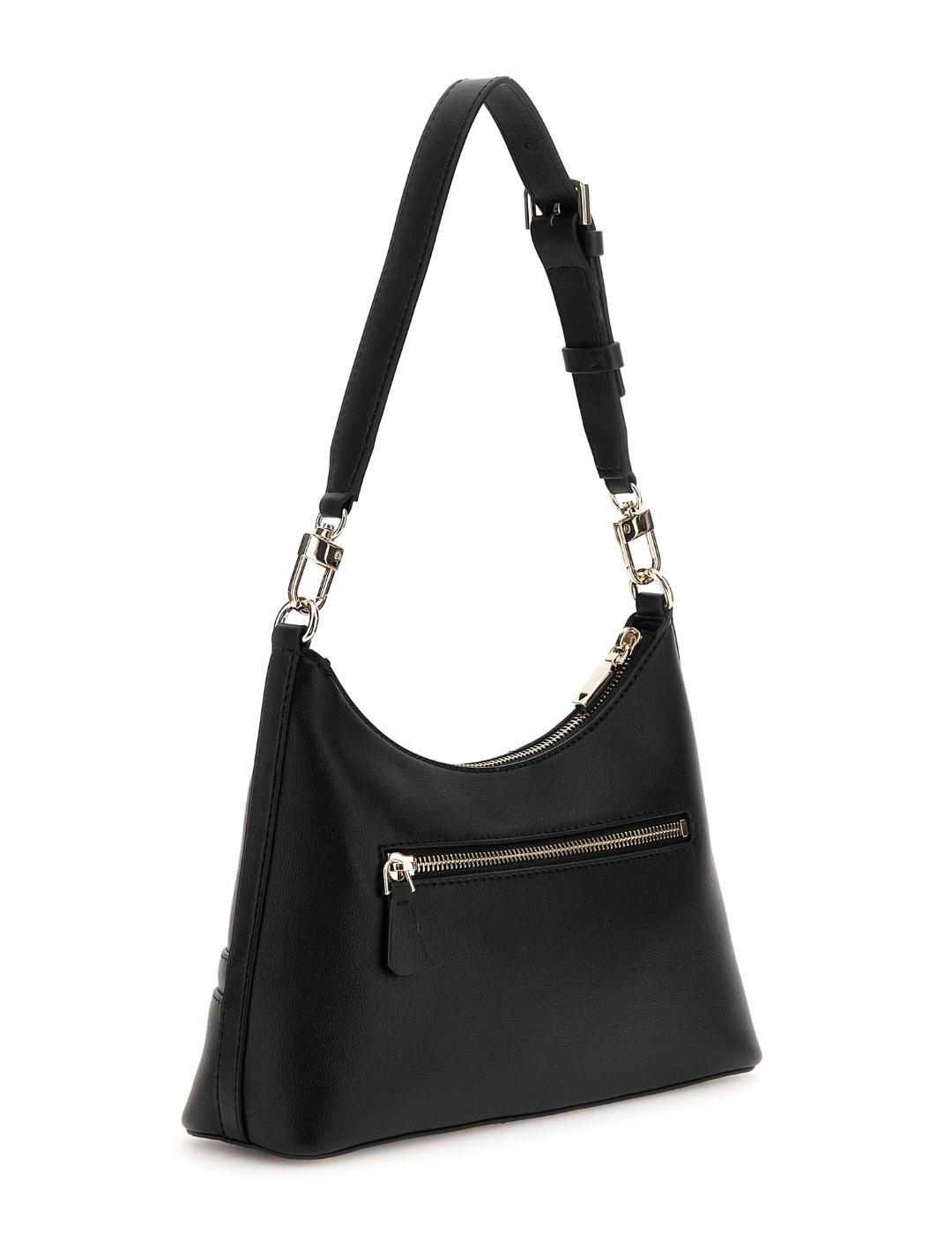 Bolso Guess Greyson negro de hombro para mujer