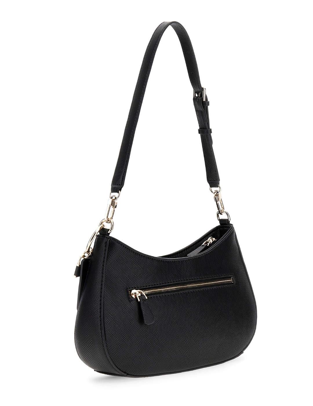 Bolso Guess Noelle negro de hombro para mujer