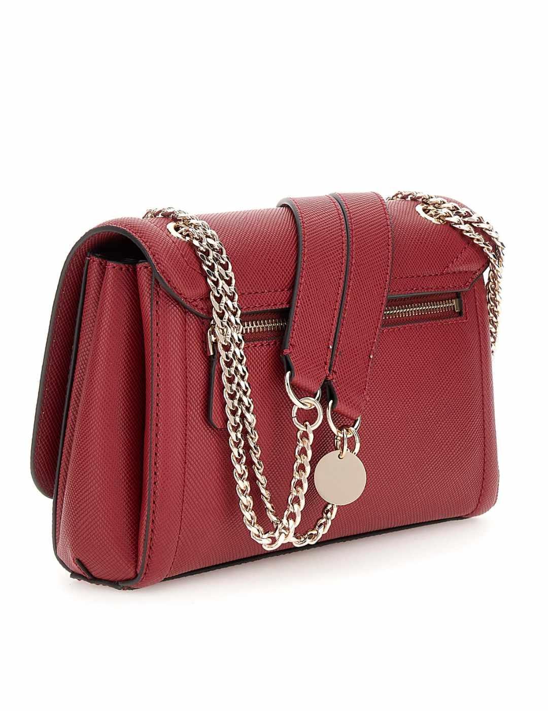 Bolso Guess Noelle rojo bandolera con asa para mujer