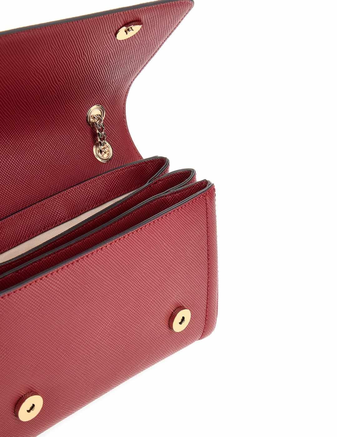 Bolso Guess Noelle rojo bandolera con asa para mujer