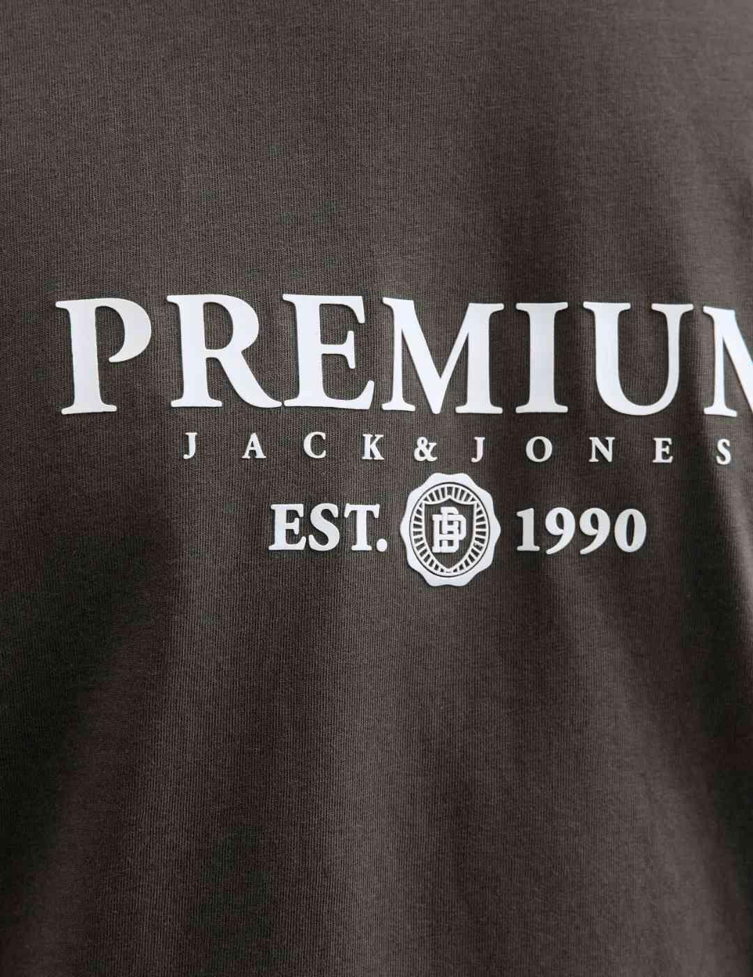 Camiseta Jack & Jones Blacharles verde manga corta de hombre