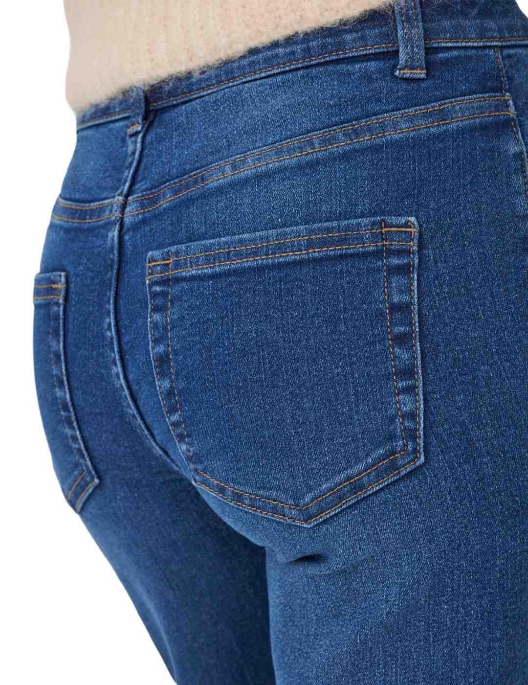 Vaquero Only Darla cinco bolsillos straight azul de mujer