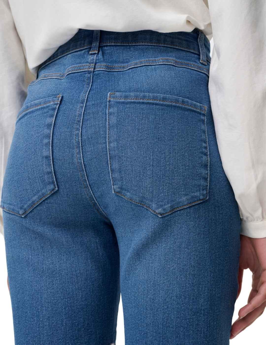 Vaquero Only Linez flared acampanado azul de mujer