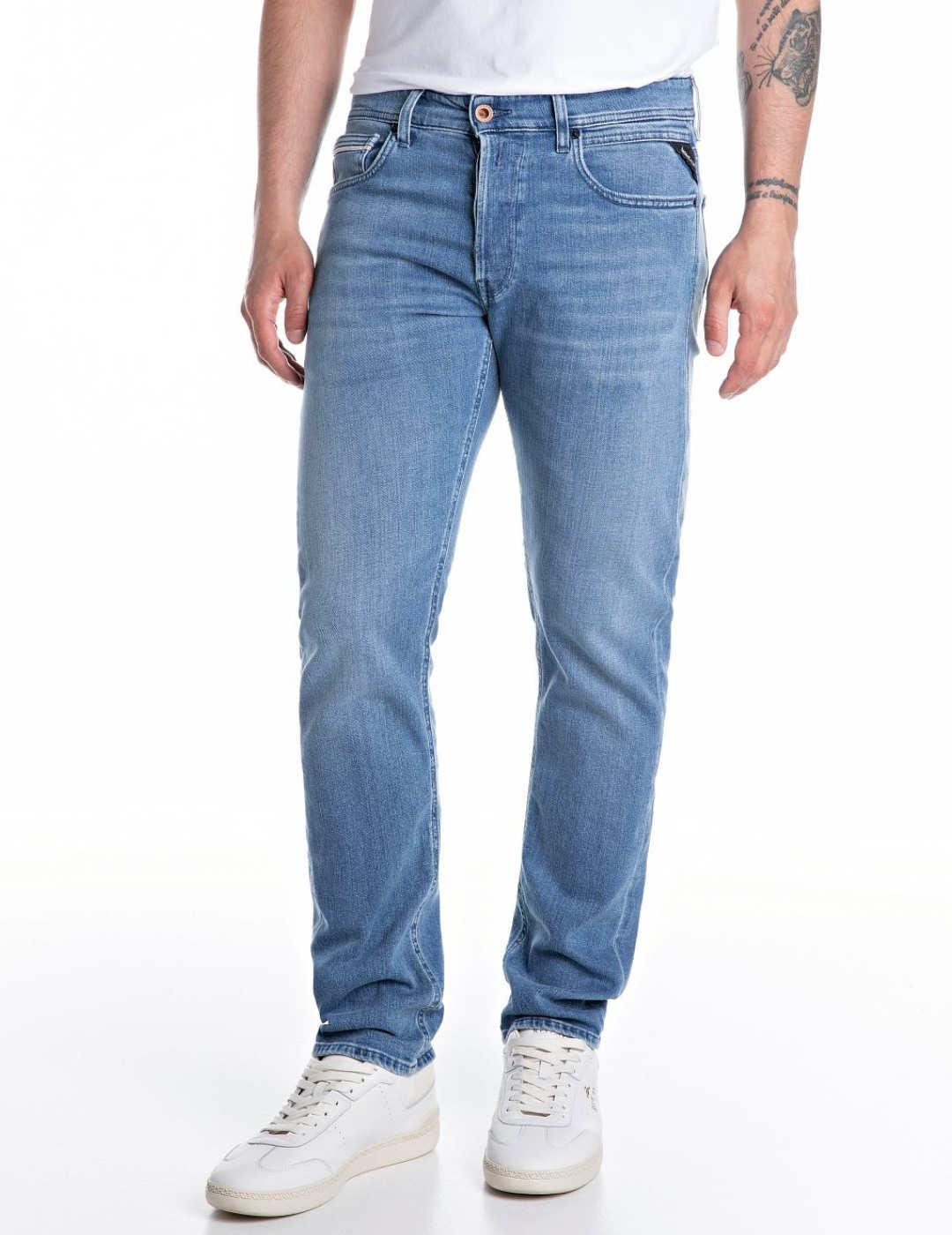 Vaquero Replay Grover 009 azul claro para hombre