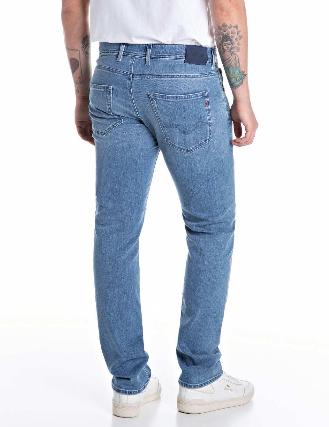 Vaquero Replay Grover 009 azul claro para hombre