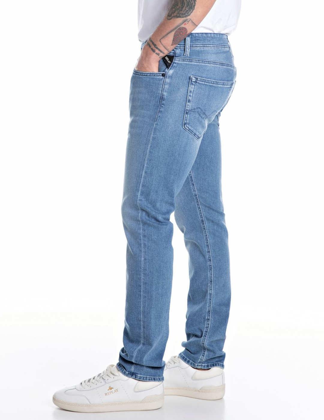Vaquero Replay Grover 009 azul claro para hombre