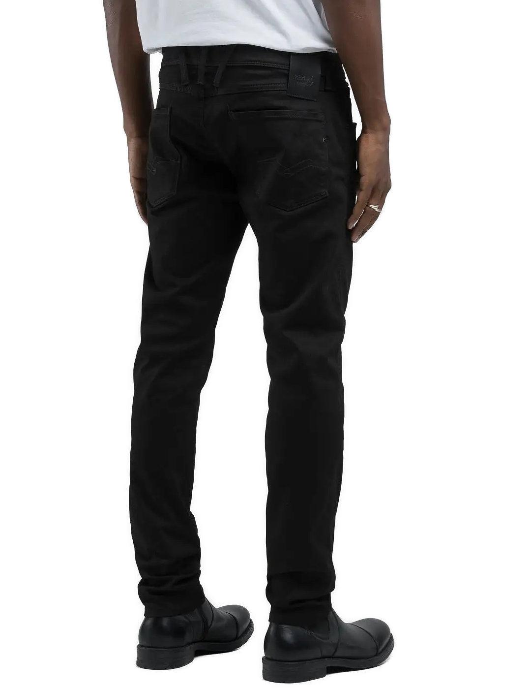 Vaquero Replay Anbass 099 negro Hyperflex para hombre