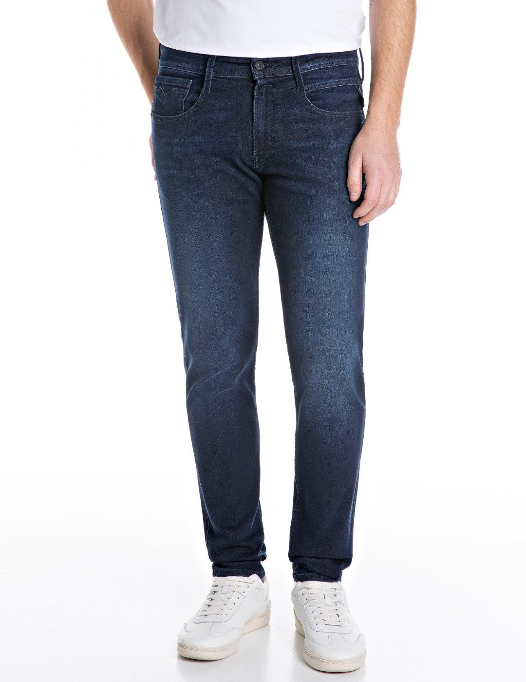 Vaquero Replay Anbass azul oscuro slim fit para hombre