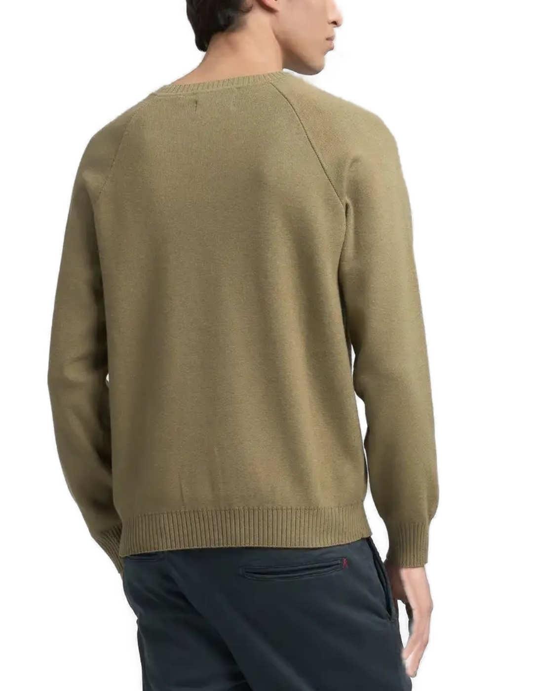 Sudadera Replay caqui punto logotipo para hombre