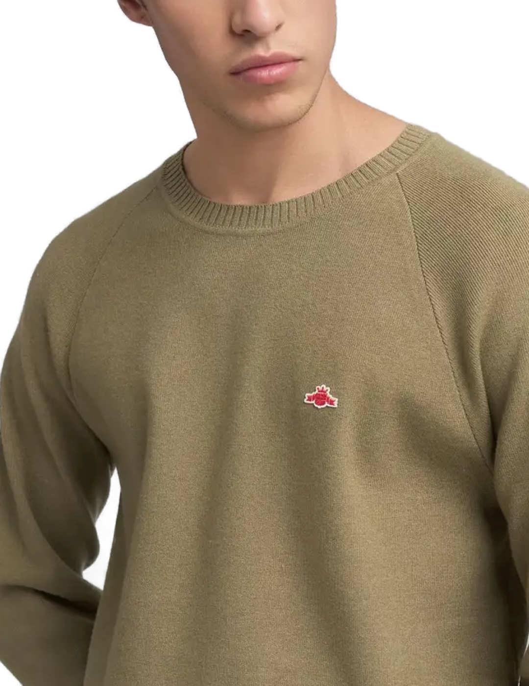Sudadera Replay caqui punto logotipo para hombre