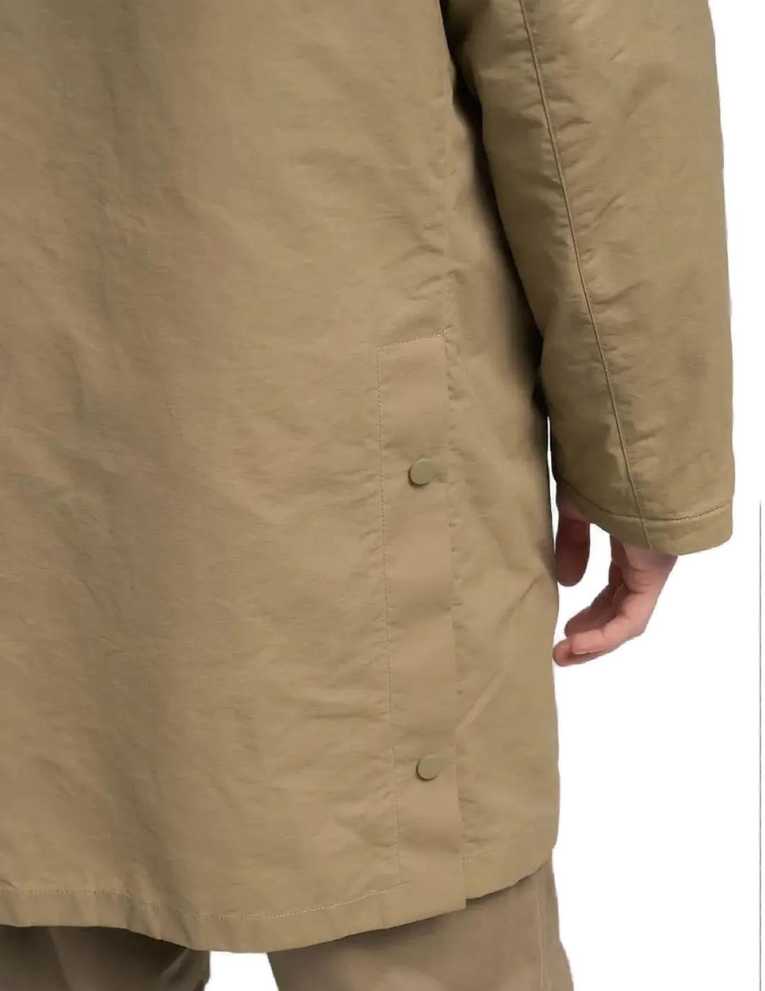 Chaqueta Replay beige larga acolchada para hombre
