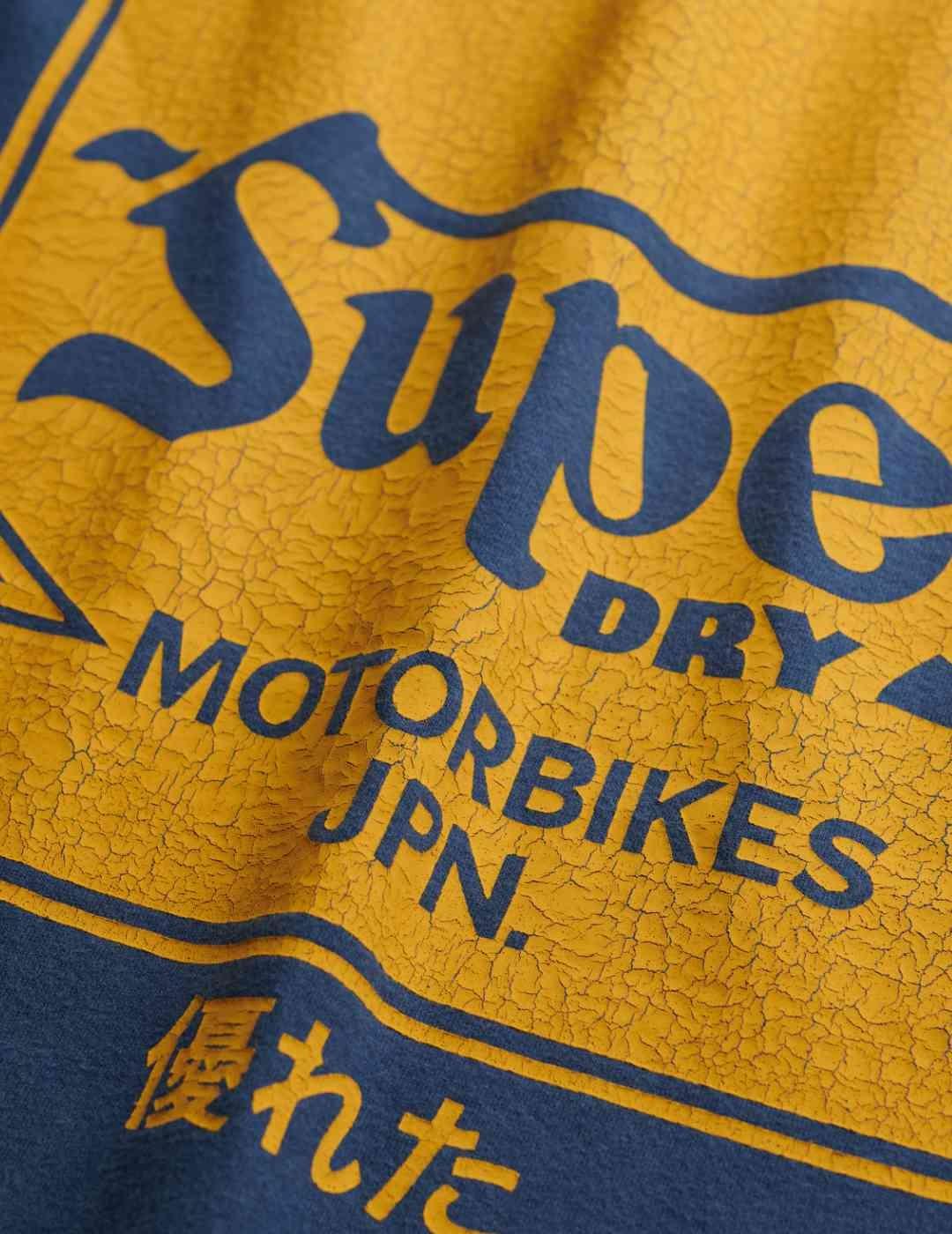 Camiseta Superdry Auto azul manga corta para hombre