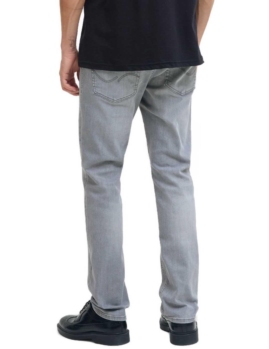Pantalón vaquero Jack&Jones Tim gris Slim para hombre
