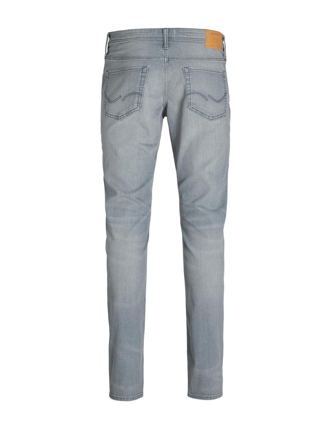 Pantalón vaquero Jack&Jones Tim gris Slim para hombre
