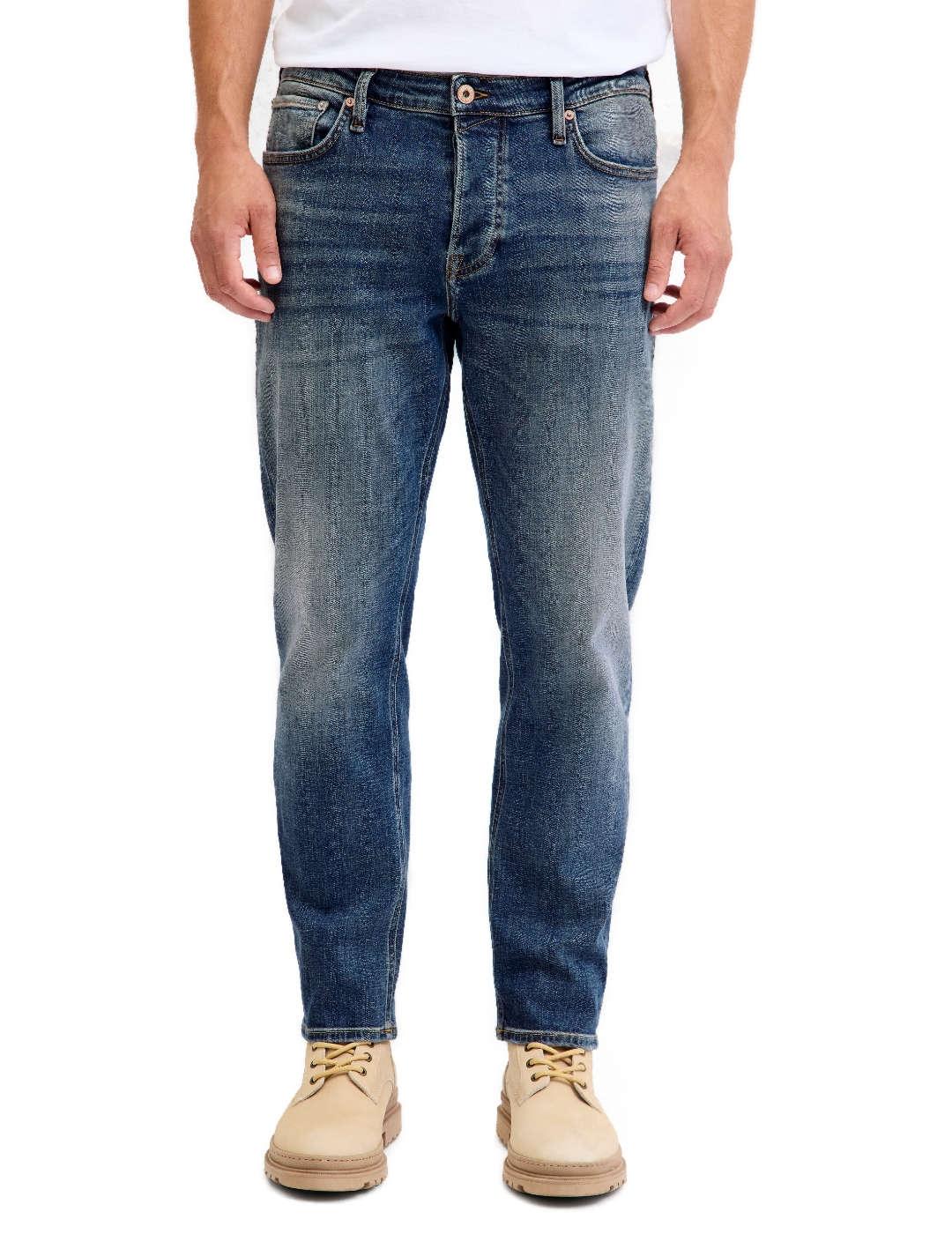 Pantalón vaquero Jack&Jones Mike azul medio Confort hombre