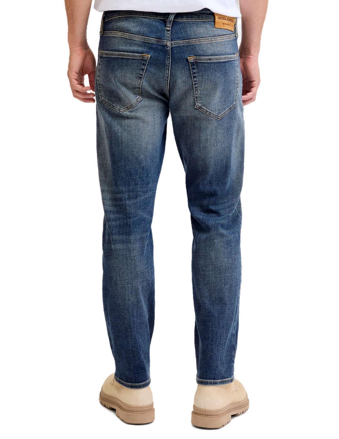 Pantalón vaquero Jack&Jones Mike azul medio Confort hombre