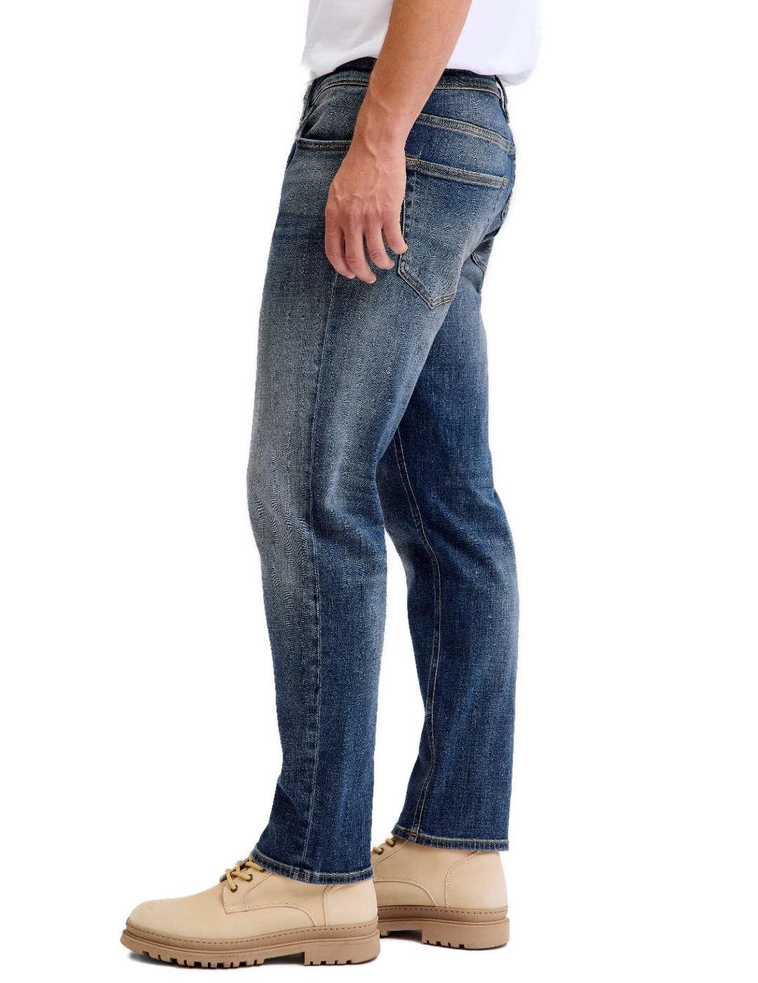 Pantalón vaquero Jack&Jones Mike azul medio Confort hombre