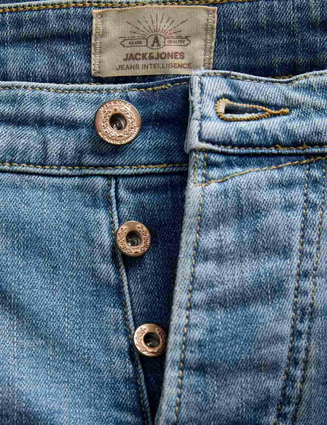 Pantalón vaquero Jack&Jones Mike azul claro Confort hombre