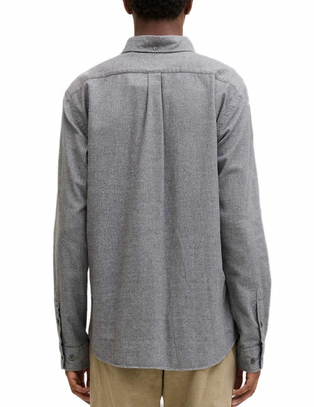 Camisa Jack & Jones Blubarkley de franela en gris de hombre