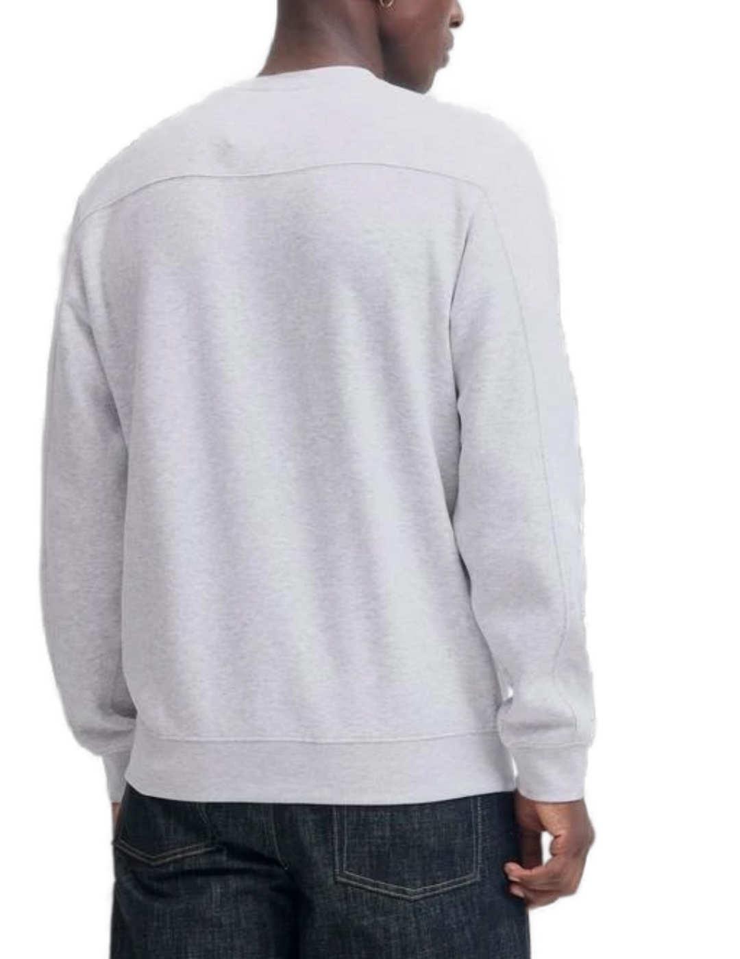 Sudadera Jack&Jones Point core ajuste relajado gris hombre