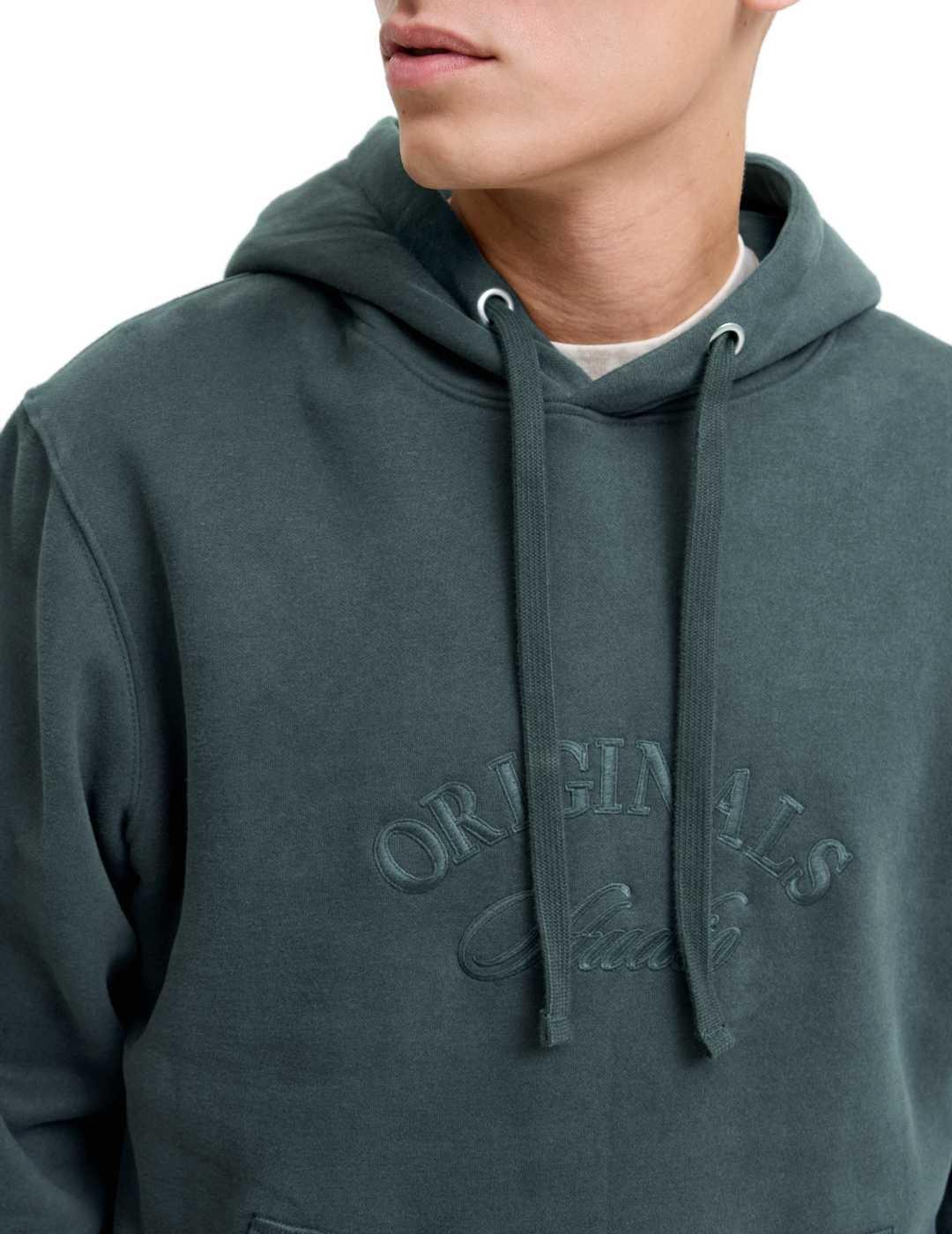 Sudadera Jack & Jones Bleecker con capucha verde hombre