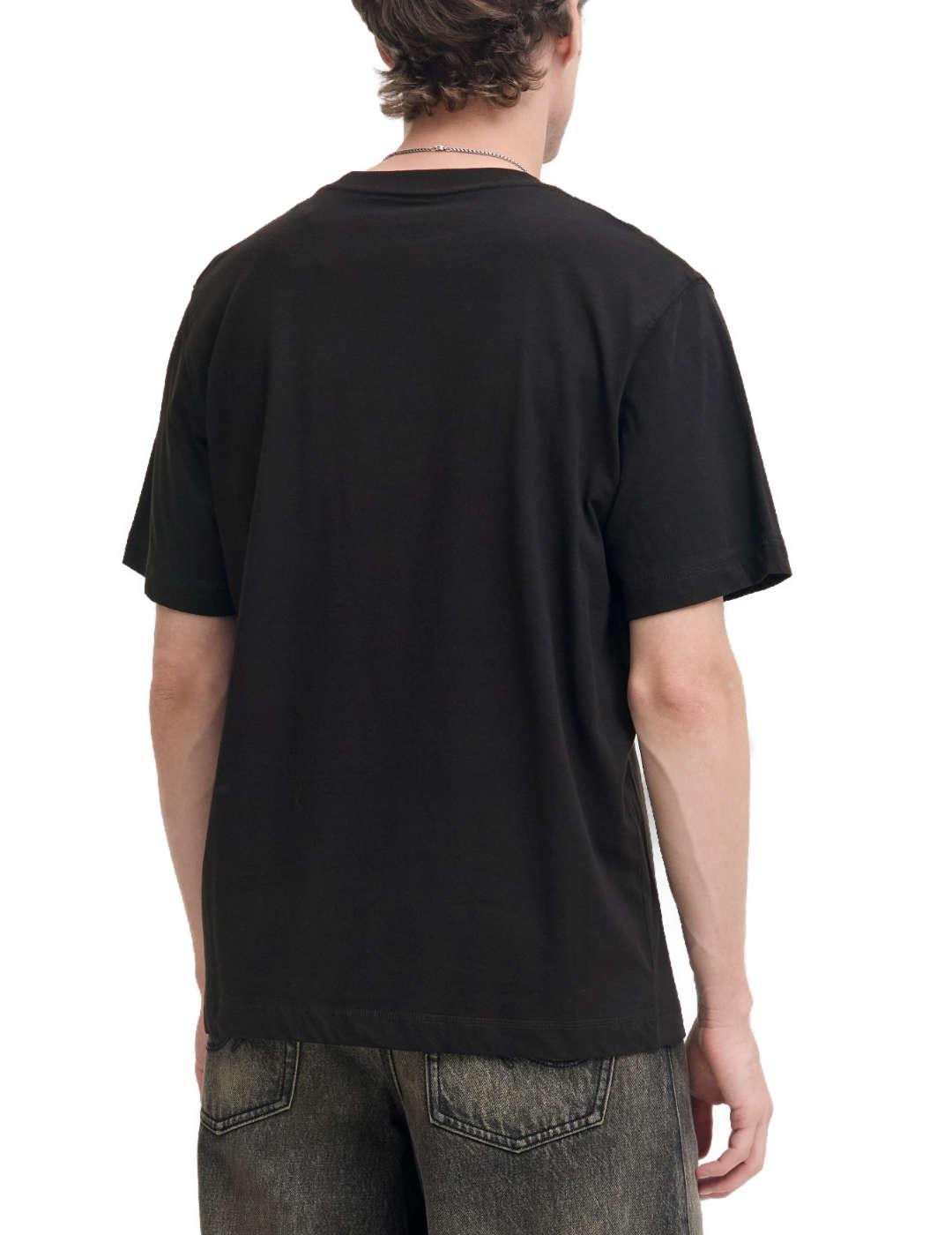 Camiseta Jack&Jones Bleecker negro manga corta de hombre