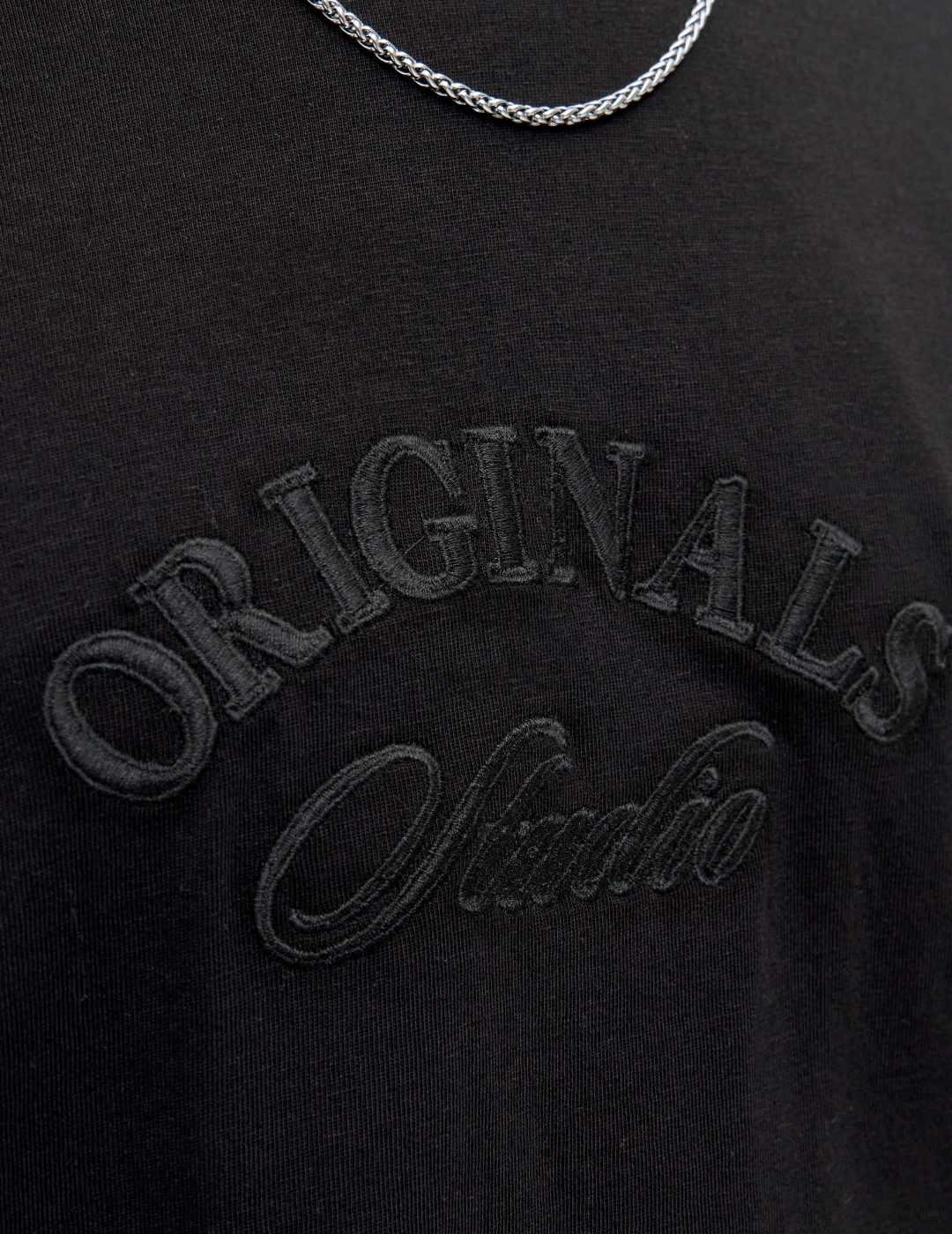 Camiseta Jack&Jones Bleecker negro manga corta de hombre